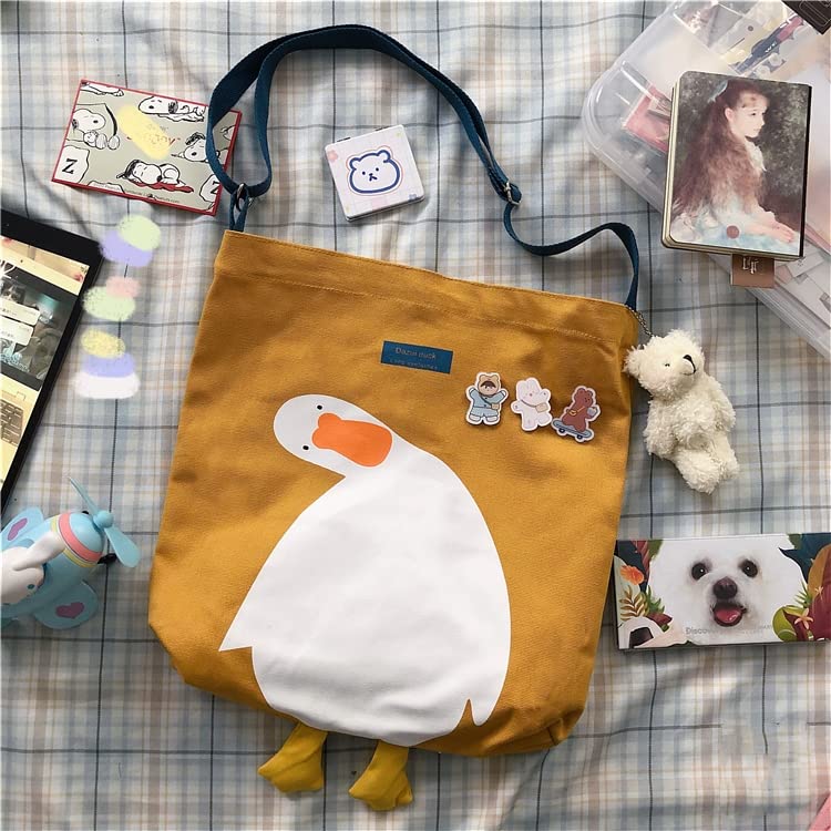 AWXZOM canvas tote with 11.8 inch strap for comfortable shoulder carry