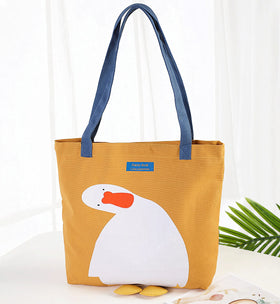 AWXZOM tote with shoulder strap for easy carrying.