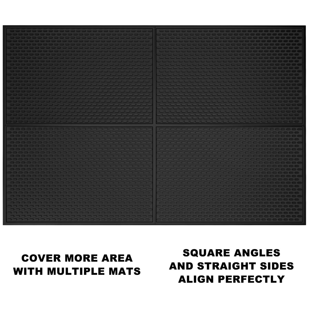 AXIESO bar mat under coffee machine helps prevent messy drips.