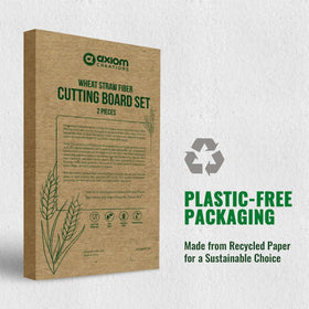 AXIOM CREATIONS natural wheat-straw blend brings eco-friendly kitchen style.