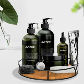 AXTEE Lazy Susan spice rack-organization highlights visible items for quick selection