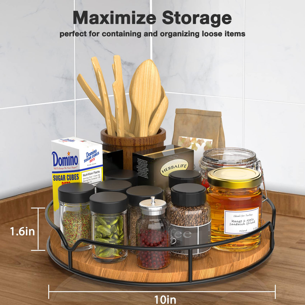 AXTEE Non-slip pads and built-in handles prevent movement during rotation.