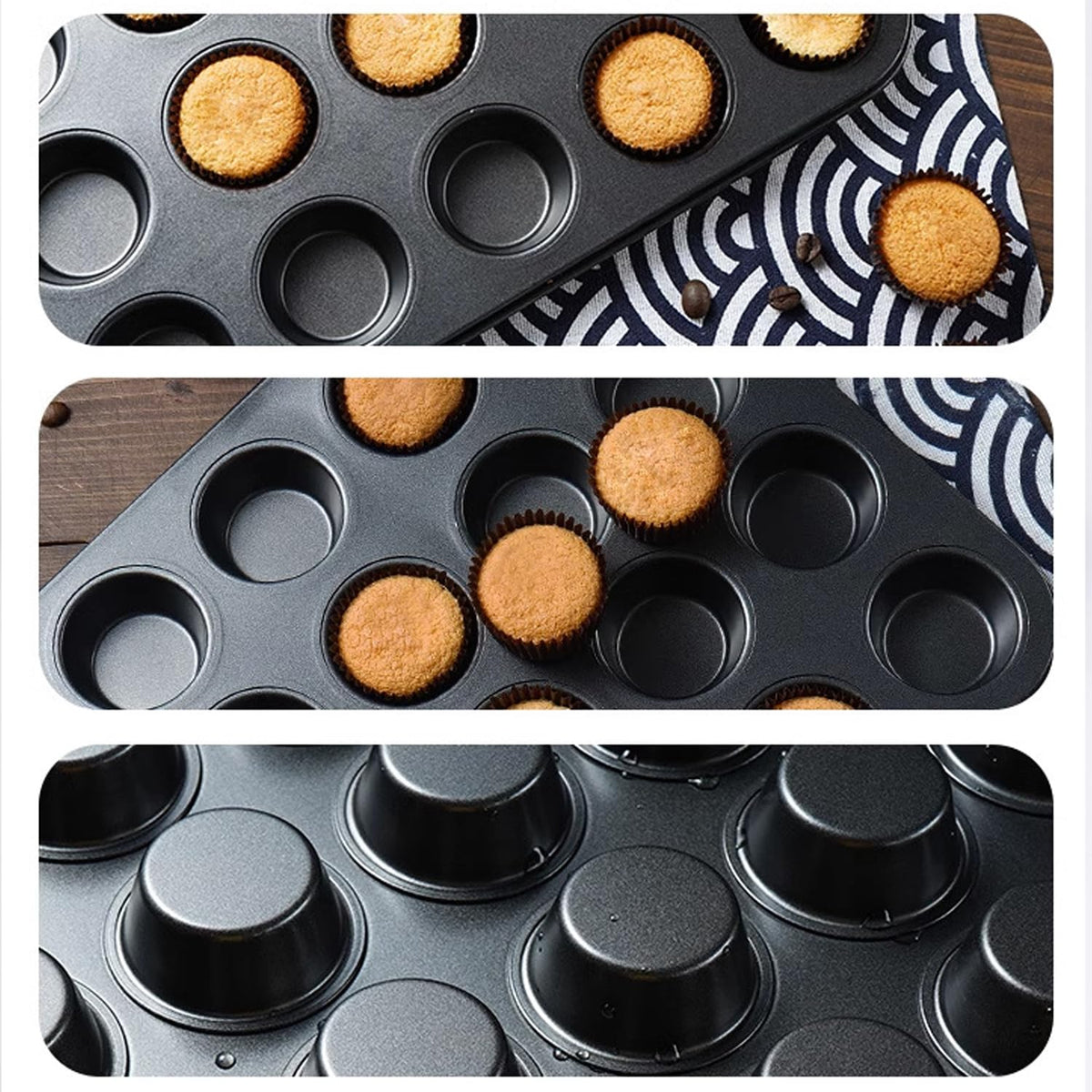 Aybloom nonstick coating in close-up supports easy release and quick cleanup.