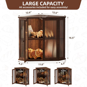 Aycarzcy Kitchen corner storage helps keep countertops organized and clutter free.