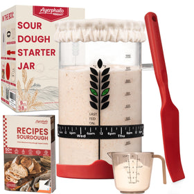 Ayerphalo Sourdough Kit full set with all tools for convenient starter maintenance