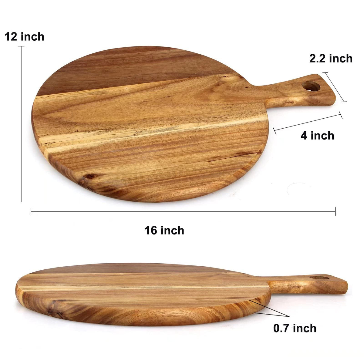 Ayiaren acacia bread cheese board on kitchen counter decor