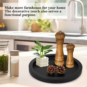 Ayiaren countertop display tray organizing items on a kitchen counter.