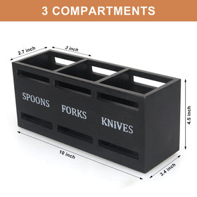 Ayiaren compact wood organizer suitable for cosmetics, crafts, or office items.