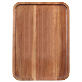 Ayiaren large serving platter in acacia wood, ideal for elegant parties and cheese boards.