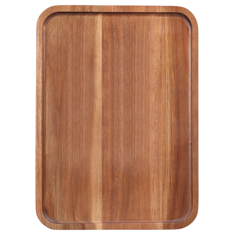 Ayiaren large serving platter in acacia wood, ideal for elegant parties and cheese boards.