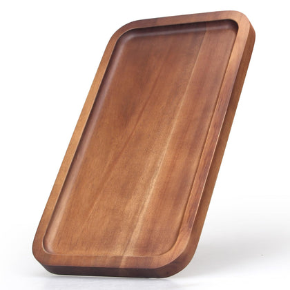 Ayiaren rectangle mini charcuterie board in acacia wood showing warm grain and smooth finish for appetizers