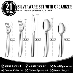 Ayiaren dinner forks with a polished finish for everyday dining.