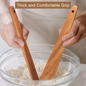 Ayiaren teak-spatula-non-toxic safe for non-stick cookware
