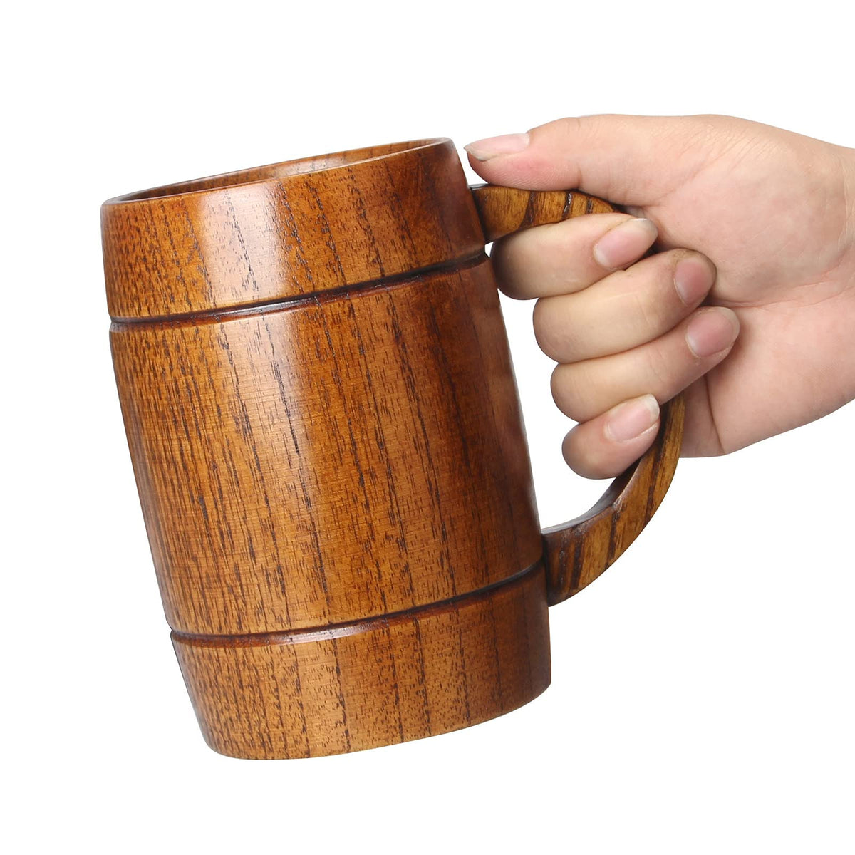 Ayiaren wooden mug on a cozy dining table setting