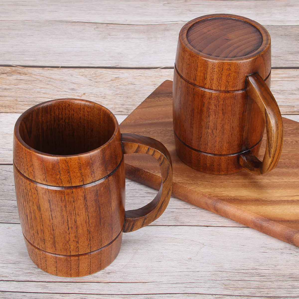 Ayiaren wooden beer mug in gift packaging, ready to give