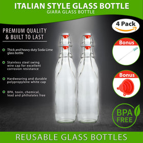 AYL durable-glass-bottle-construction: sturdy storage solution.