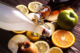 Party-ready AYL bottle showing 1 liter capacity for servings.