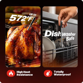 AYMDKI 100-hour endurance battery powers long cooks like turkeys and barbecues.