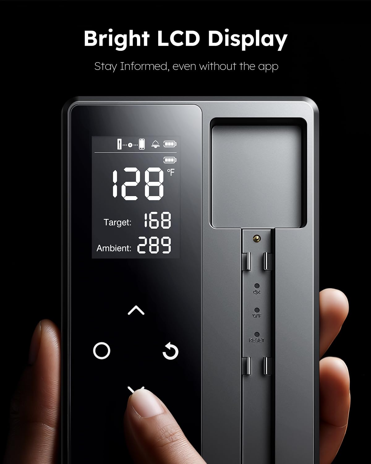 AYMDKI smart thermometer with Bluetooth app enables guided cooks and real-time alerts.