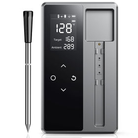 AYMDKI smart thermometer with ultra-thin probe delivers precise readings for flawless meals.