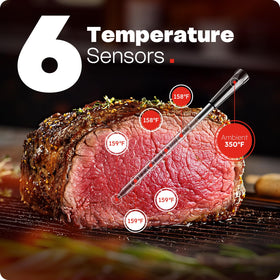 AYMDKI wireless app-guided cook with real-time alerts for confident grilling.