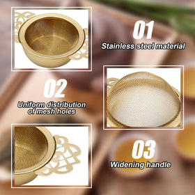 Aynaxcol drain bowl for tea helps prevent overflow and rinsing easy cleanup.