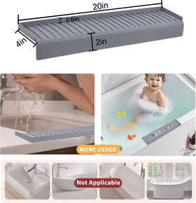 AyNirser 20-inch edge protector seals the counter edge and directs water back to the sink