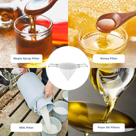AYUSEB versatile cone filter for home and professional kitchens.