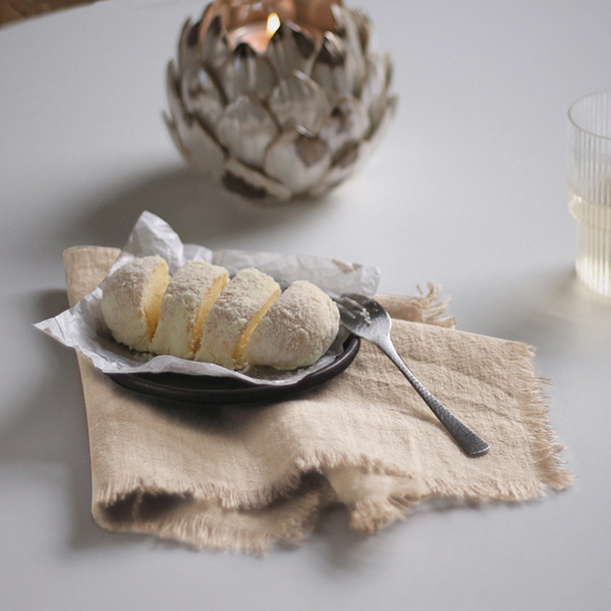 Ayuzawa napkins are machine washable for repeated use