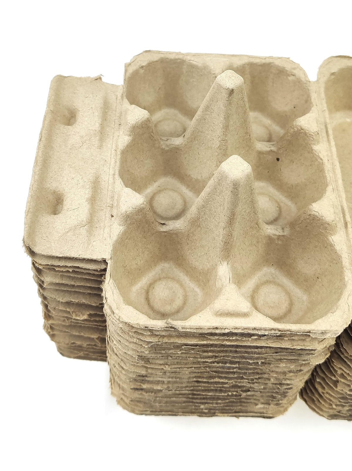 Eco-friendly degradable pulp material of Azatemgo egg cartons
