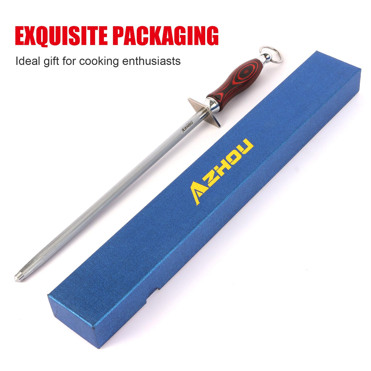 Azhou gift-box packaging makes a ready-to-gift sharpener.
