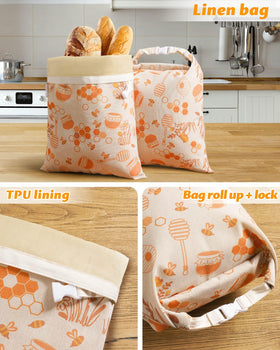 AZLTC bread bag handwash setup demonstrates easy-care cleaning