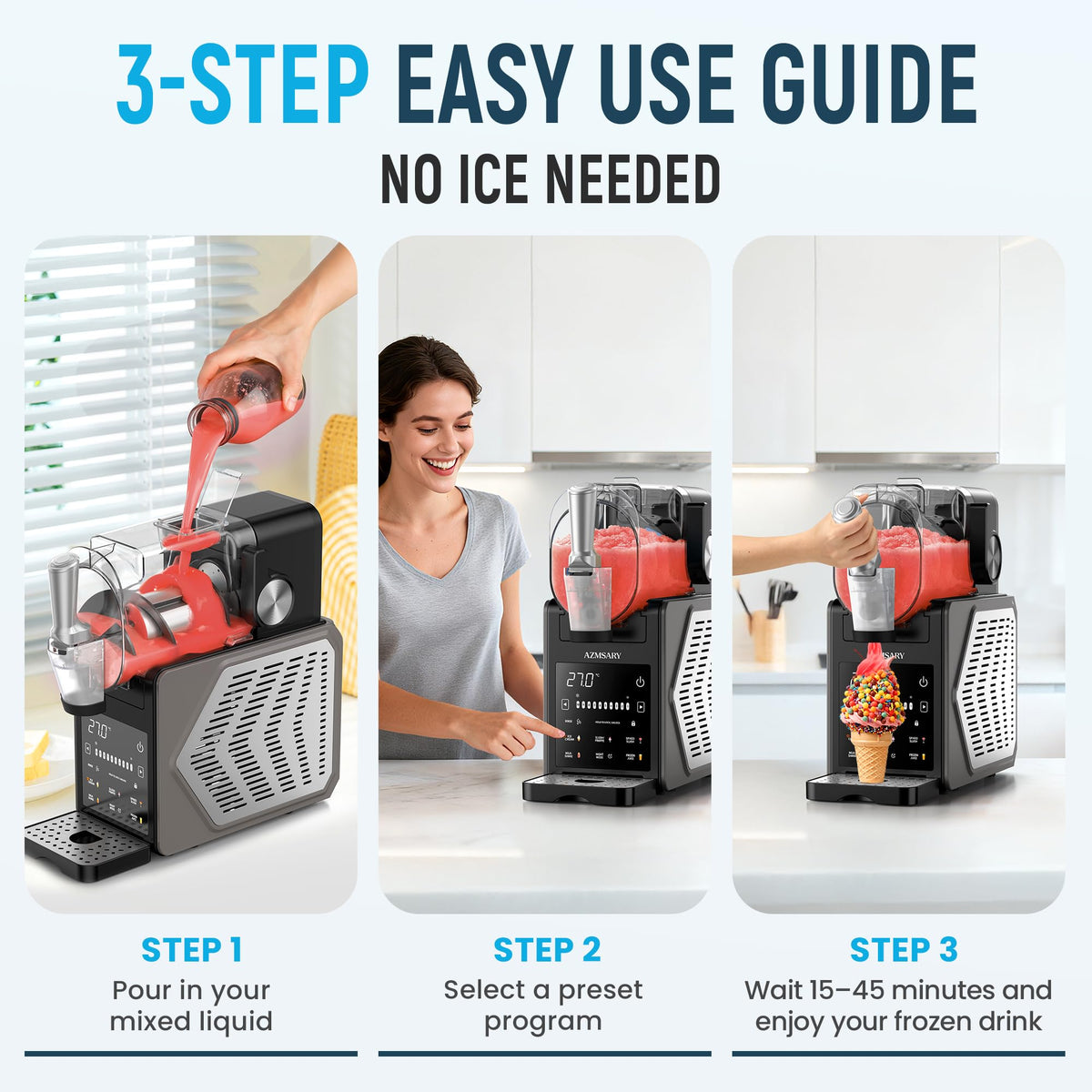 Azmsary 12-hour cooling keeps drinks chilled during events.