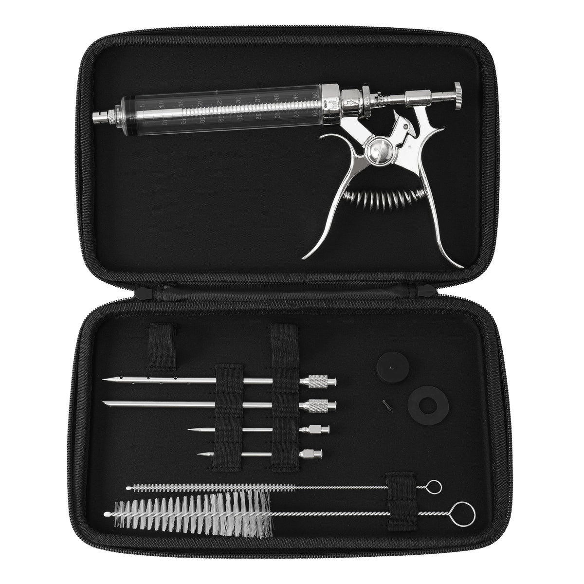Azolize professional meat injector gun for precise marinades and flavor penetration.