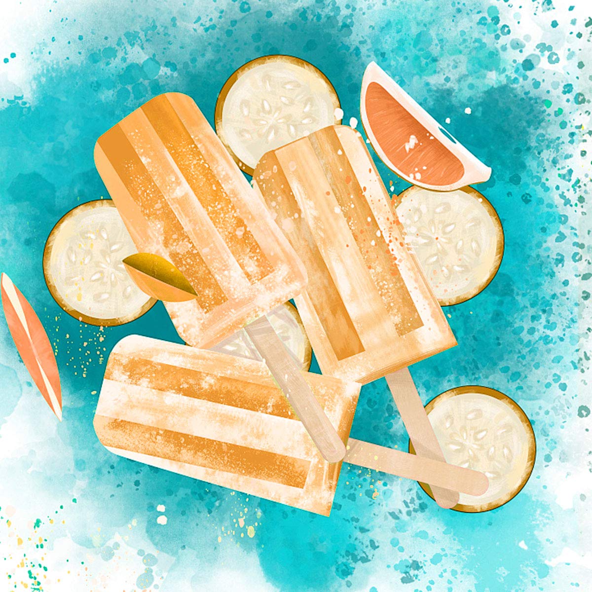 Azonbey flexible leak-proof silicone design helps popsicles release smoothly.