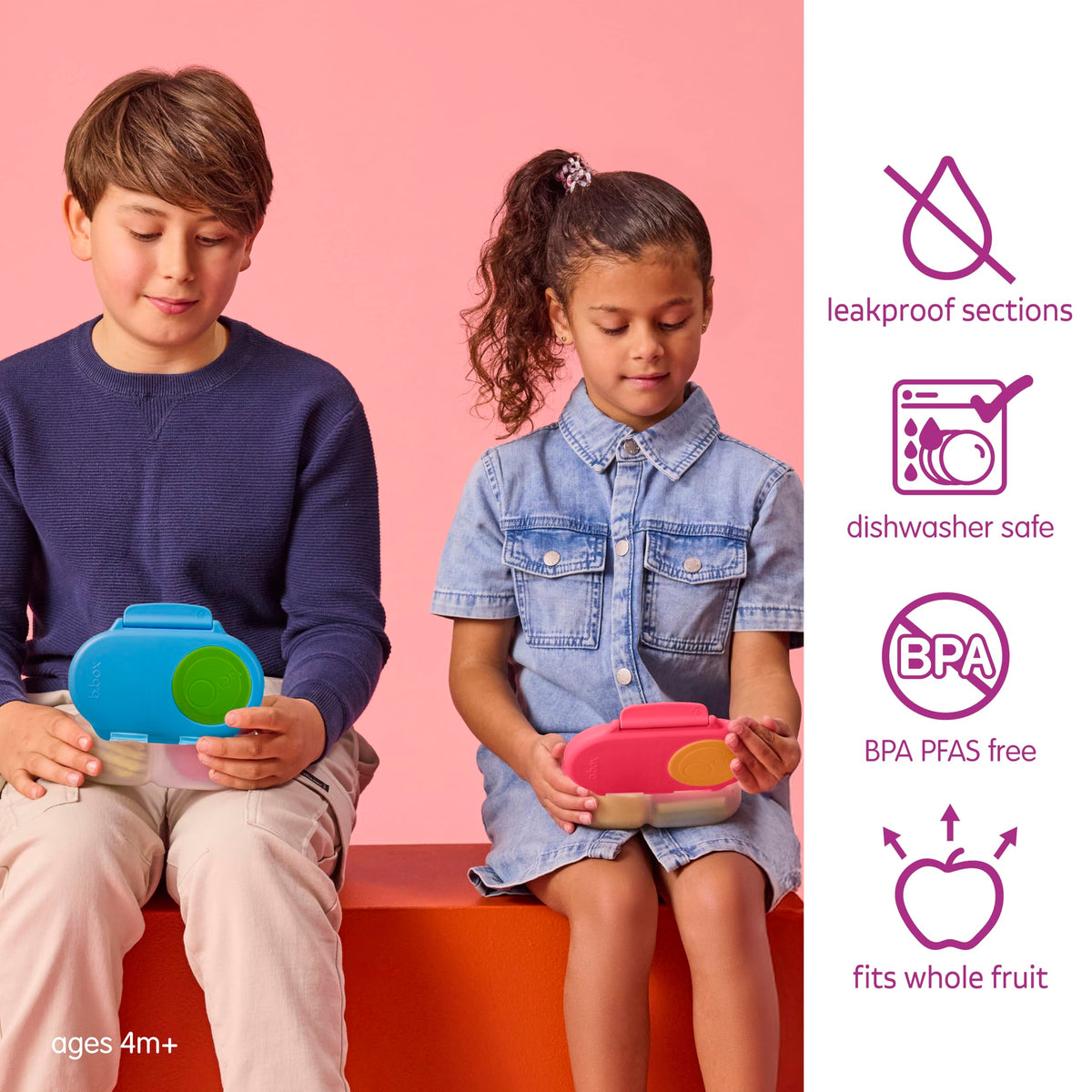 b.box flexi fruit holder keeps whole fruit secure for quick snacks