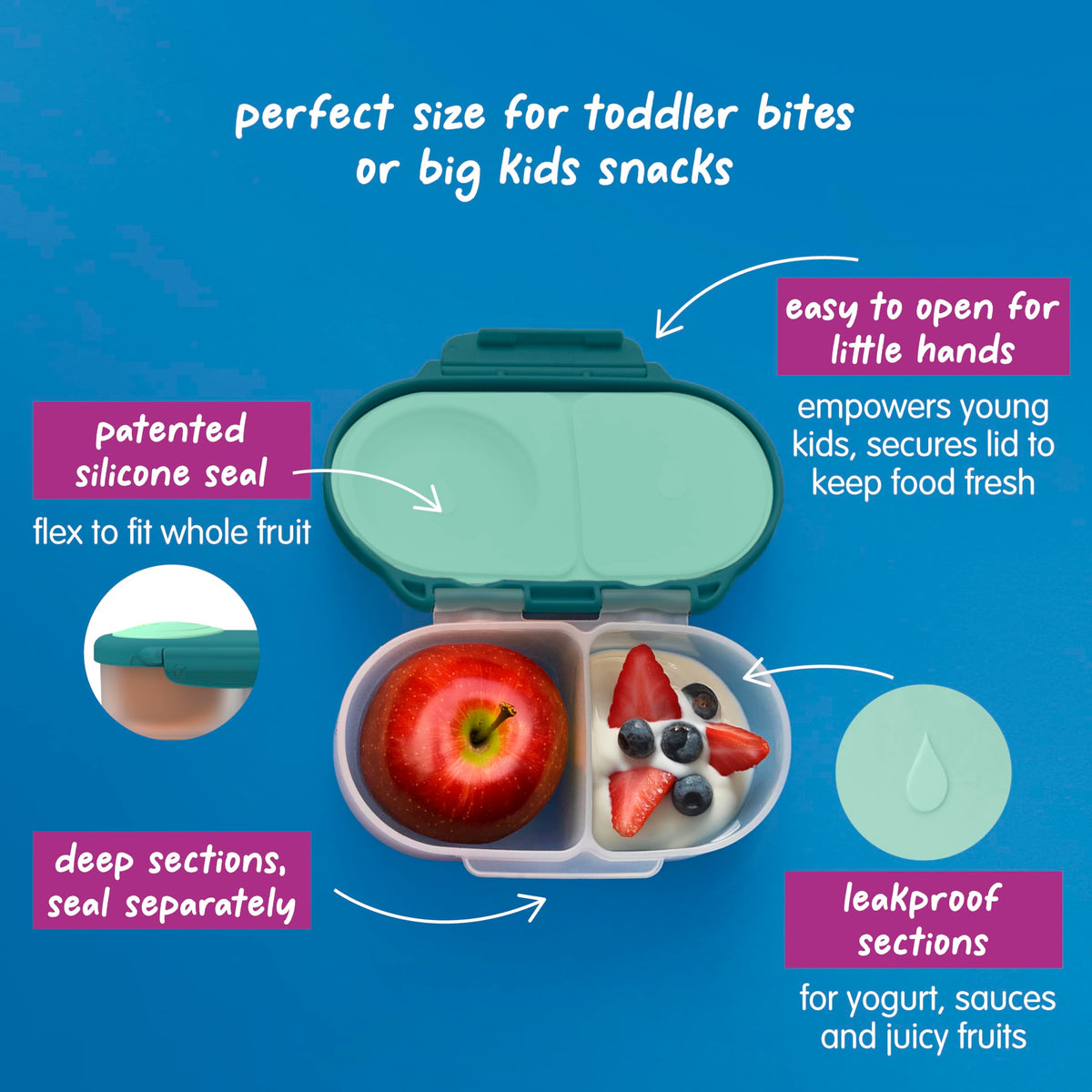 b.box kids grip clips enable little hands to open easily