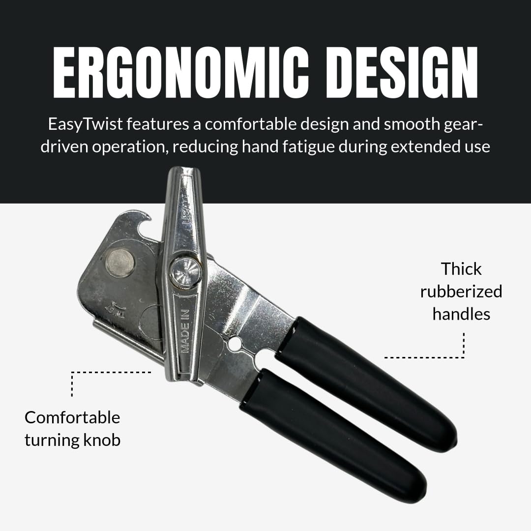 B53 rust-resistant finish keeps the opener looking new and easy to wipe clean.