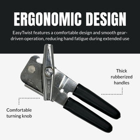 B53 rust-resistant finish keeps the opener looking new and easy to wipe clean.