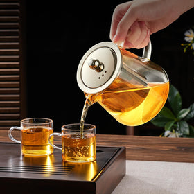 Baalaka teapot with eagle spout for smooth pouring.