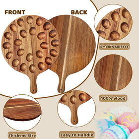 Baaxxango reversible design egg holder doubles as a platter.