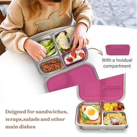 BABHAMNESS bento box shows leak-proof seal to prevent spills.