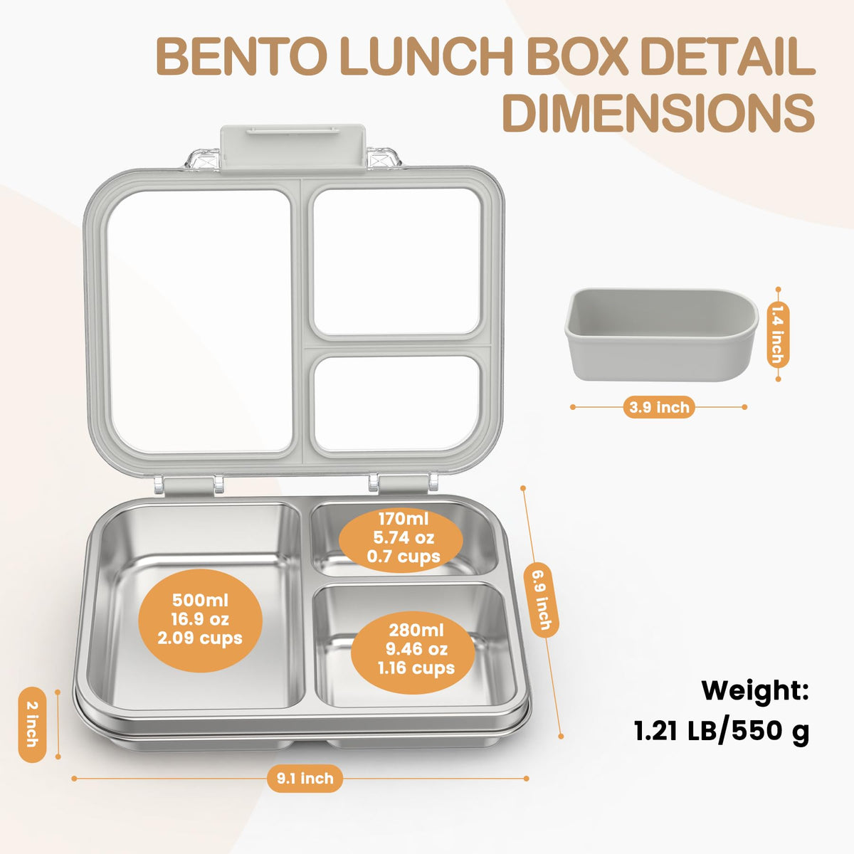BABHAMNESS inner tray is top-rack dishwasher safe for quick cleanup.
