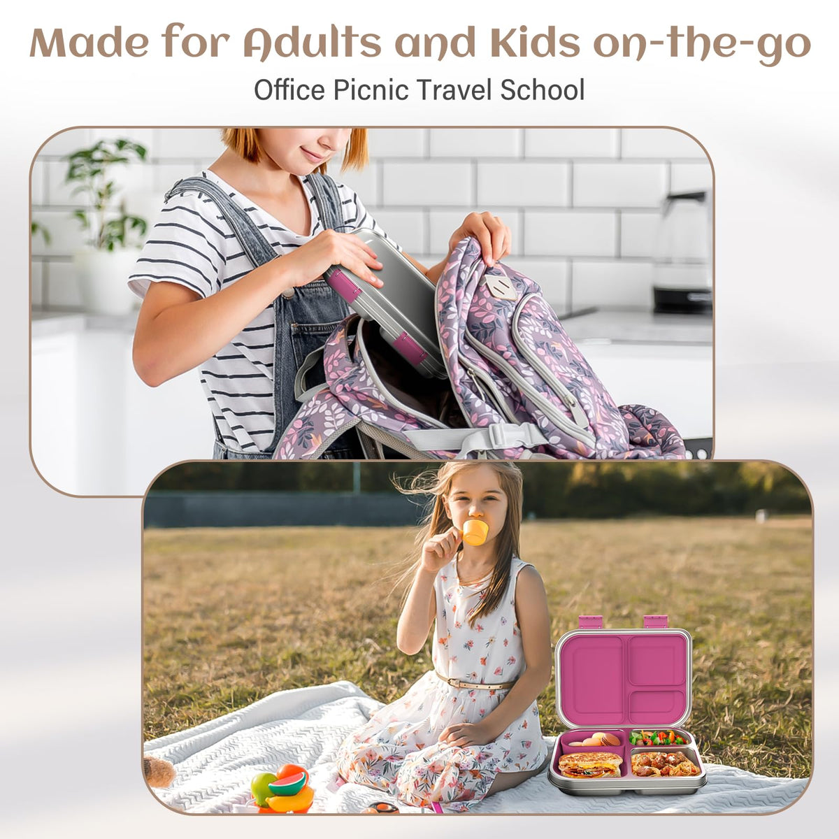 BABHAMNESS kid-friendly lunch setup ready for school or travel.
