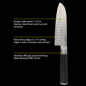 Babish 6.5-inch carving fork provides steady meat carving.