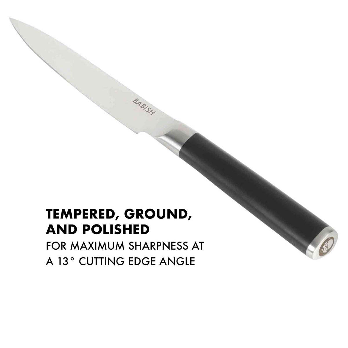 13-degree edge angle for clean, effortless slicing.
