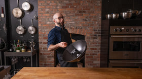 Babish wok on induction showing broad compatibility with cooktops