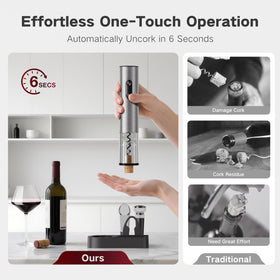 BABONIR foil cutter closeup enables clean, swift foil removal
