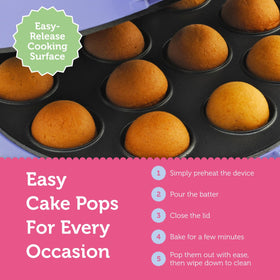 Babycakes 50 sticks included for immediate pops