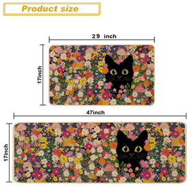 Baccessor Daisy-butterfly close-up shows vivid print on a larger mat.